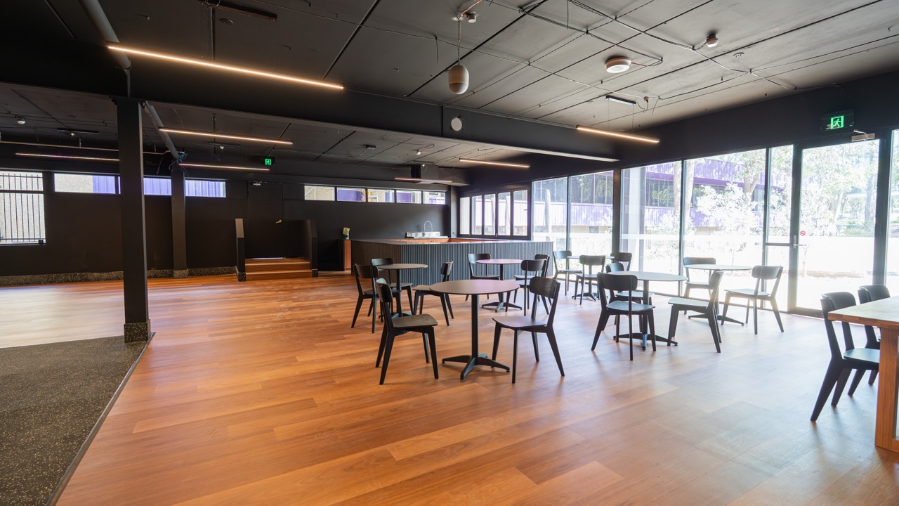 Member lounge and café area