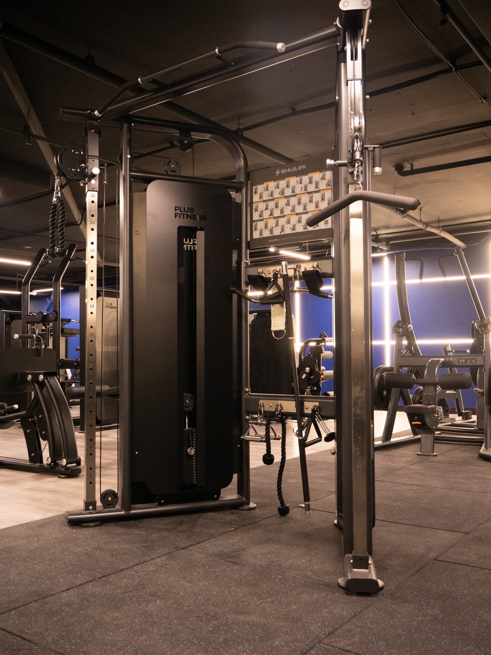 SHUA functional trainer — dual cable machine